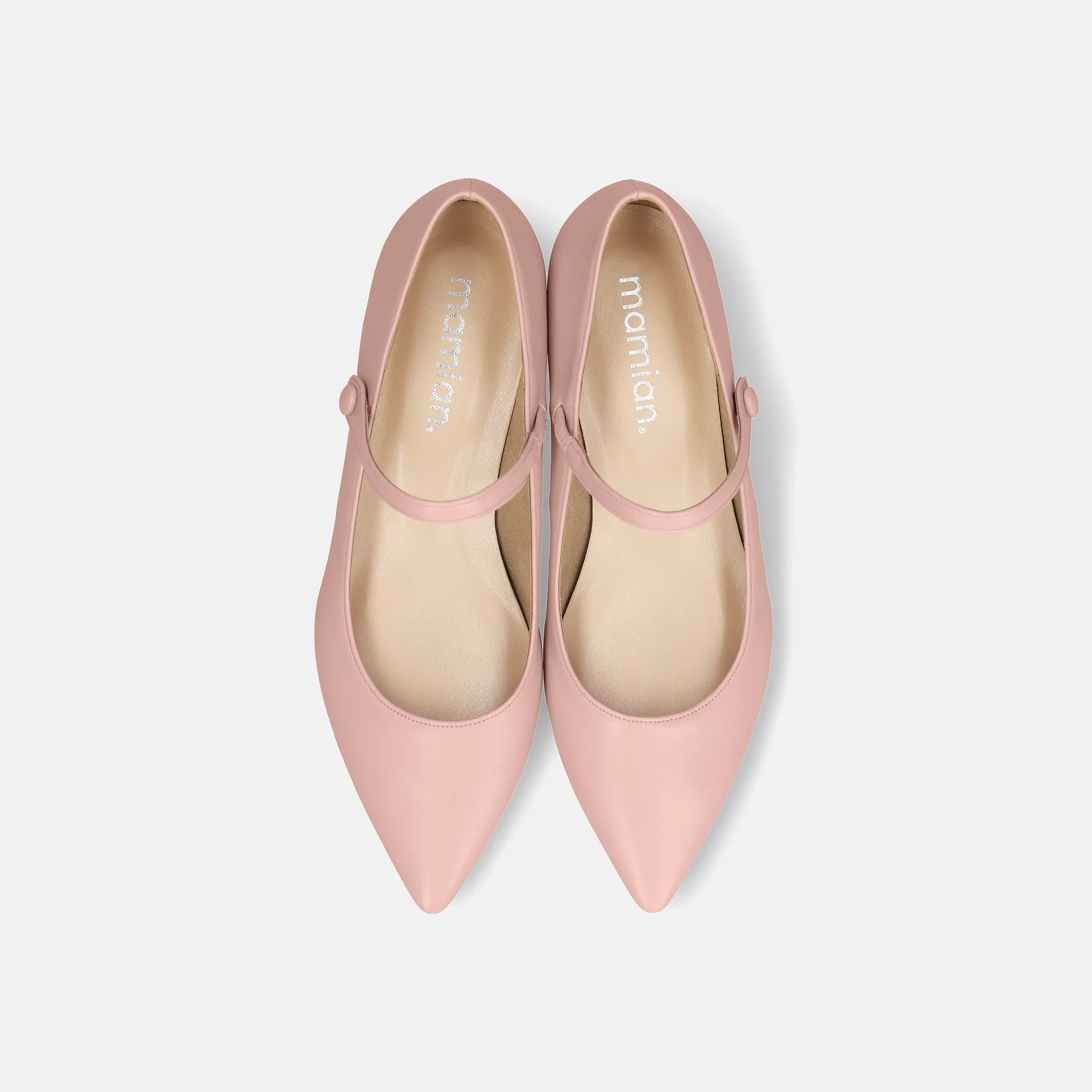 20%OFF: 2024SS: Mary Jane Strap Flat Shoes (4802) Pink