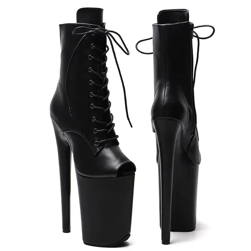 23CM/9inches Patent PU Upper Fashion trend open toe High Heels