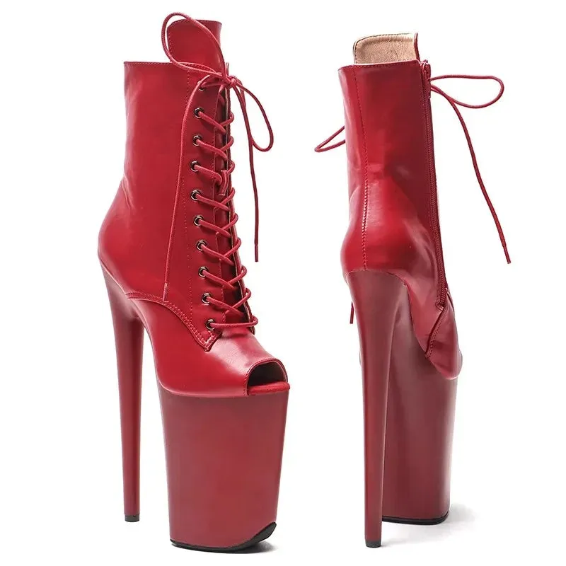 23CM/9inches Patent PU Upper Fashion trend open toe High Heels