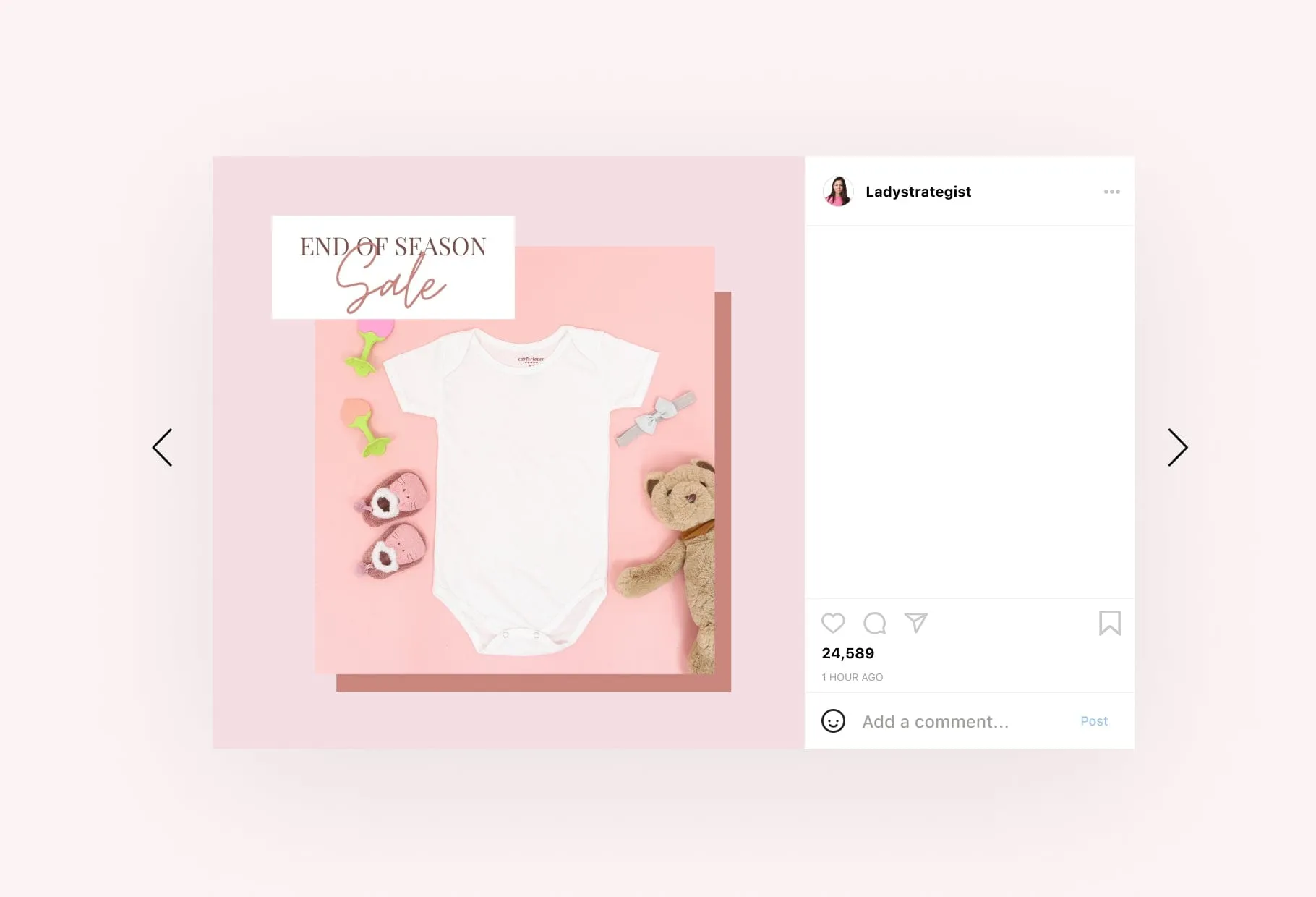 30 Baby Boutique Instagram Post Canva Templates