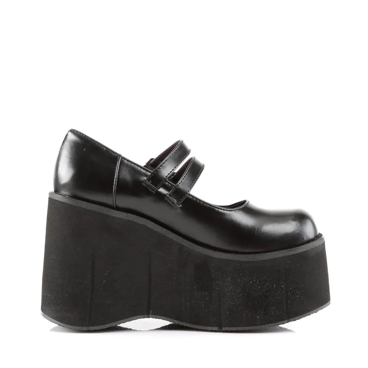 4 Inch Platform KERA-08 Black Pu