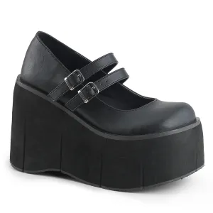 4 Inch Platform KERA-08 Black Pu