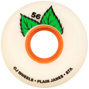 56mm Plain Jane Keyframe 87a Skateboard Wheels