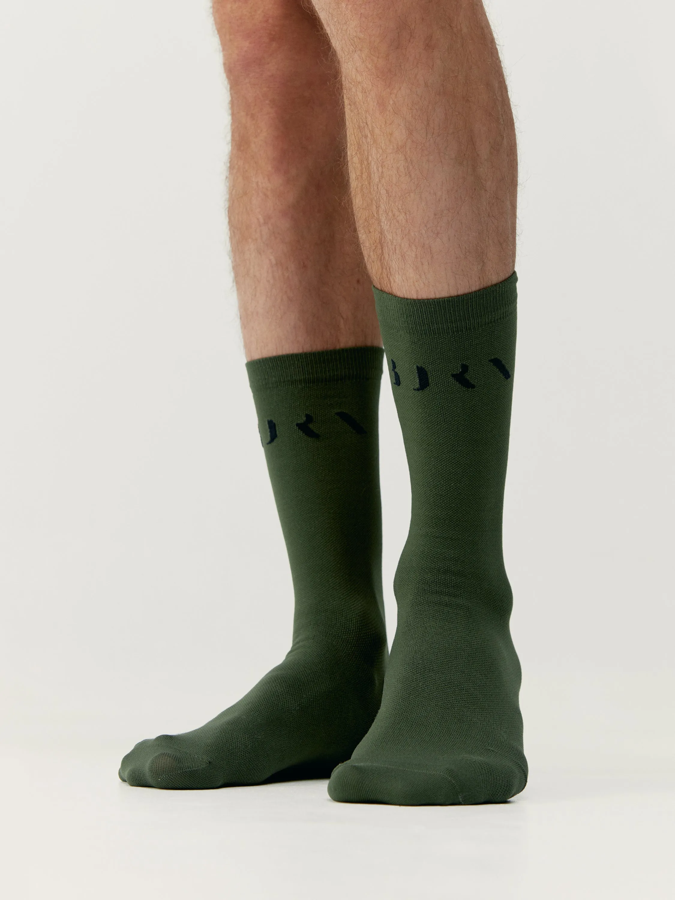 Acari Socks Deep Kaki