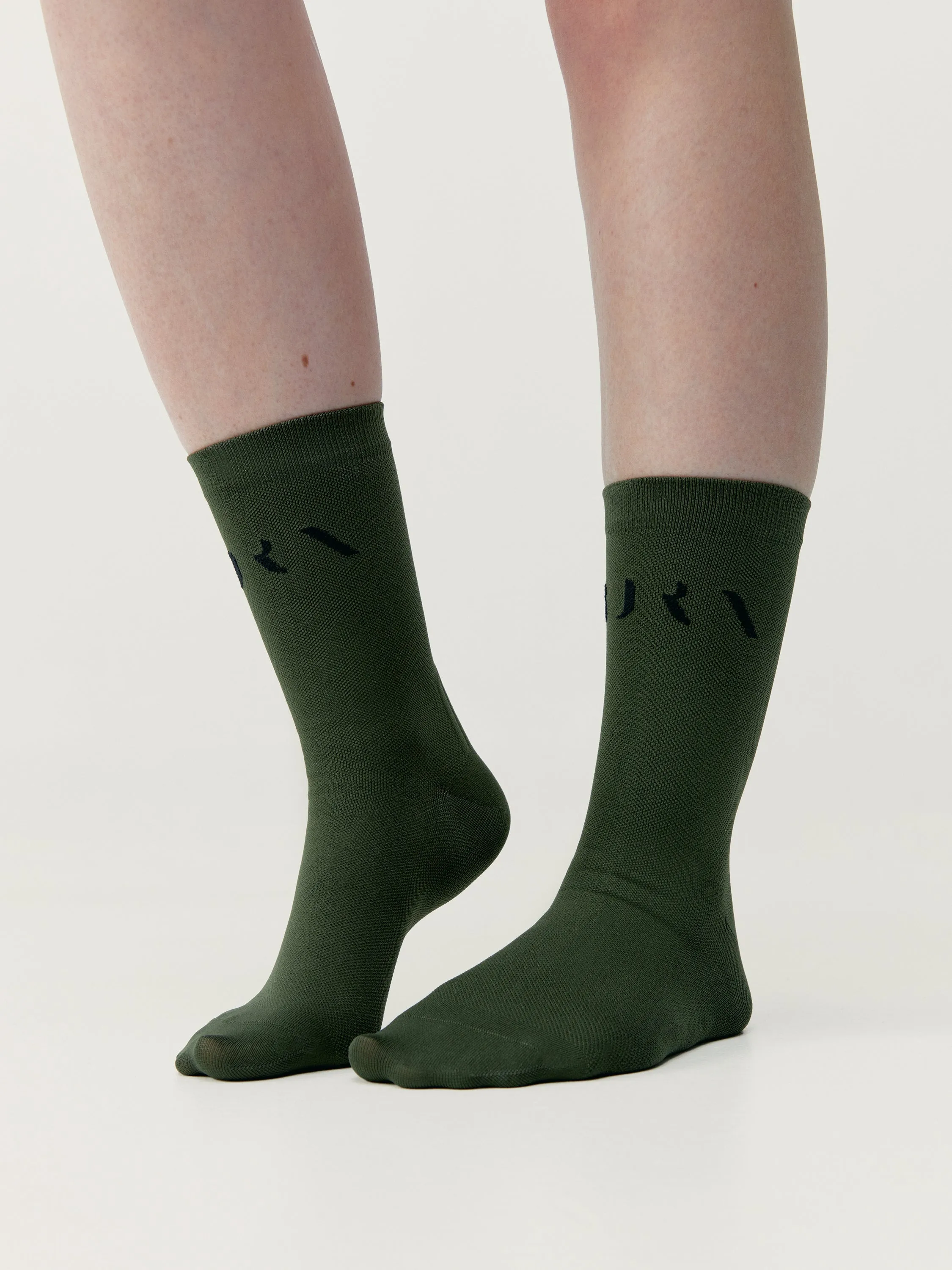 Acari Socks Deep Kaki