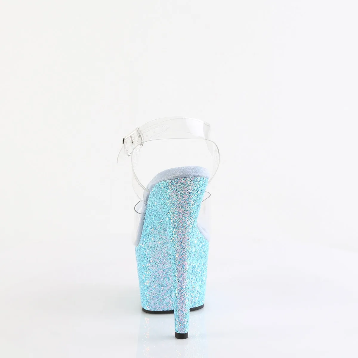 ADORE-708LG Clr/B. Blue Glitter