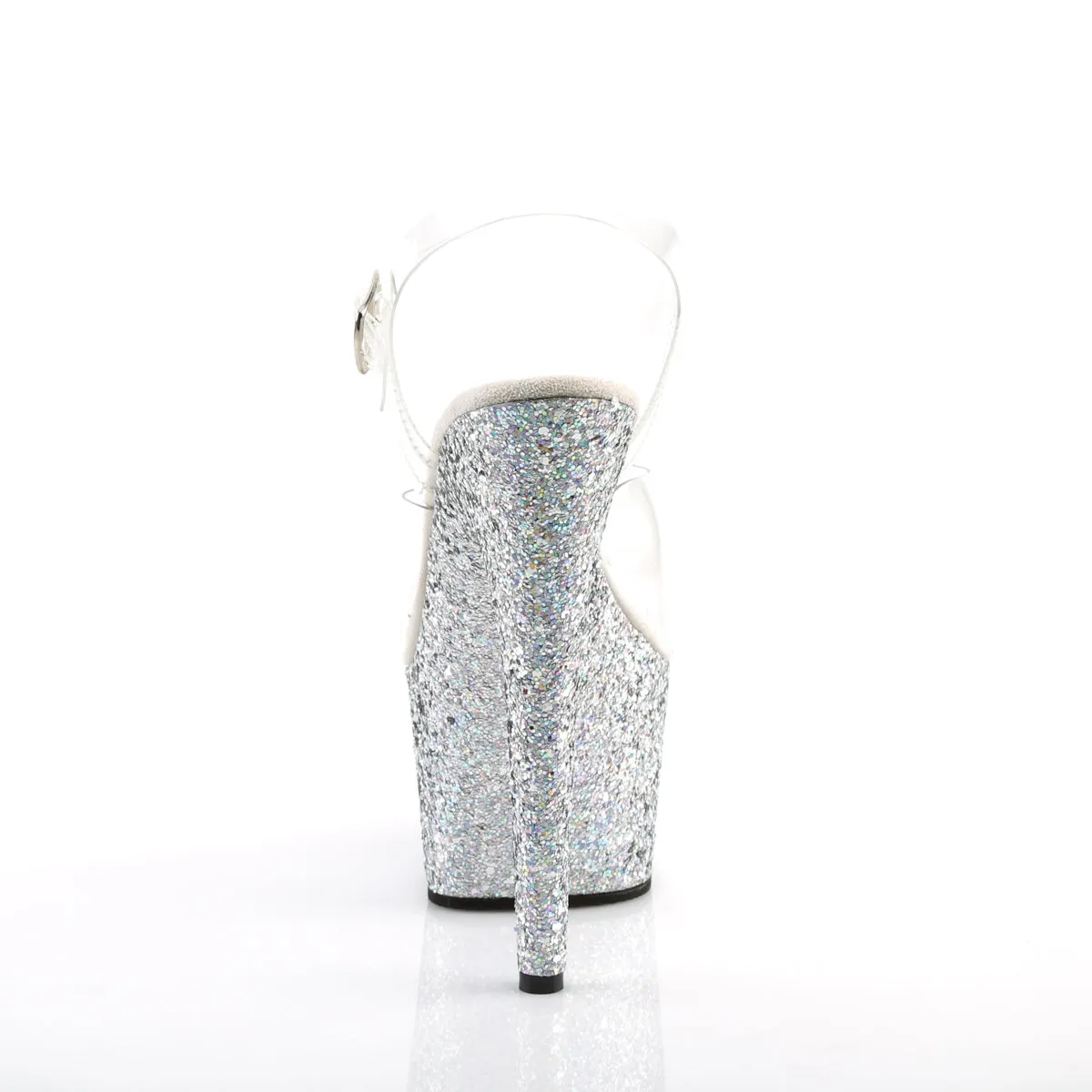 ADORE-708LG Clr/Slv Multi Glitter