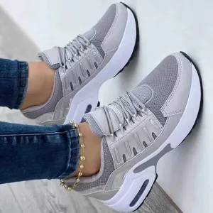 Air Flow | Casual Sneakers With Cushioning Heel For Women