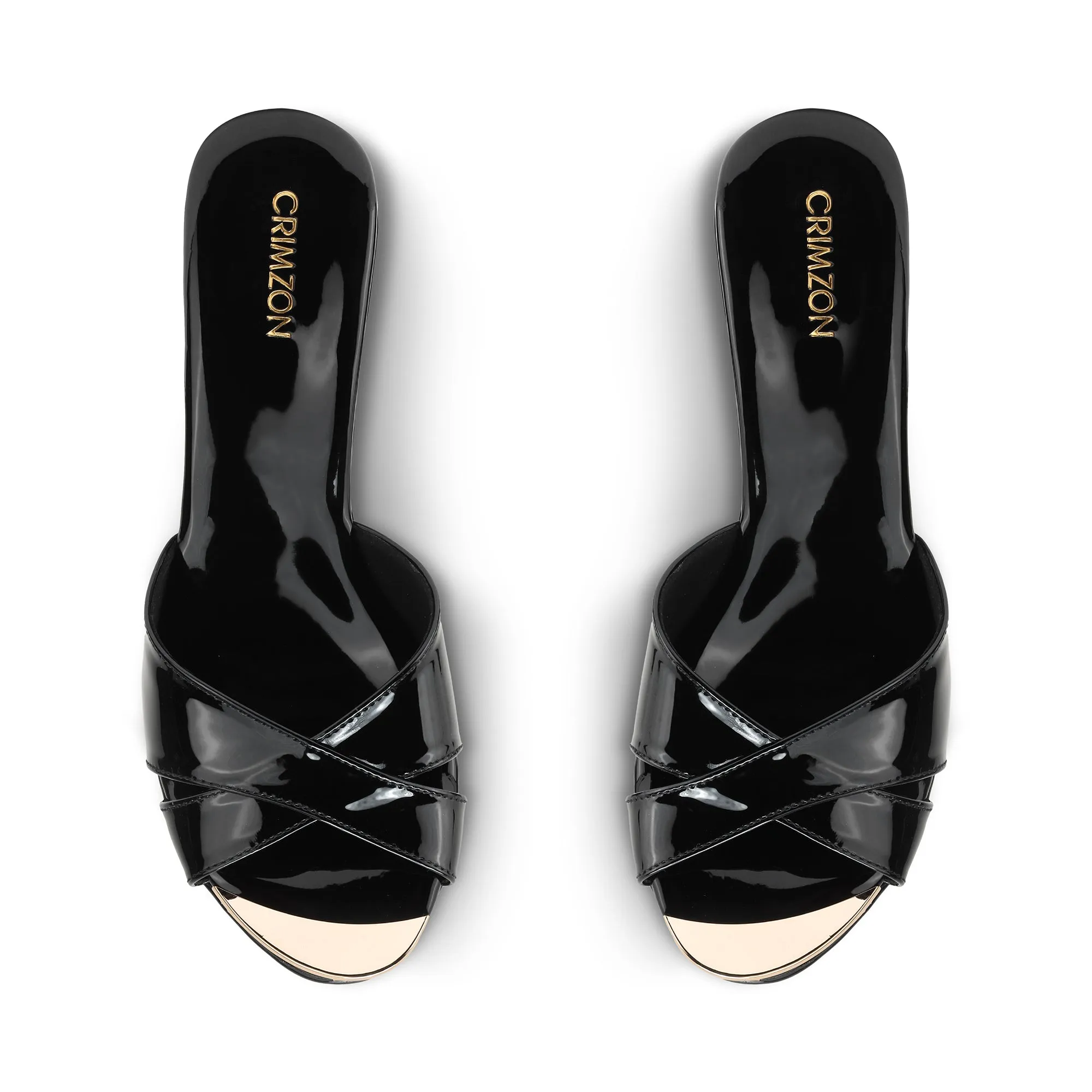 AIYANA- BLACK WEDGES