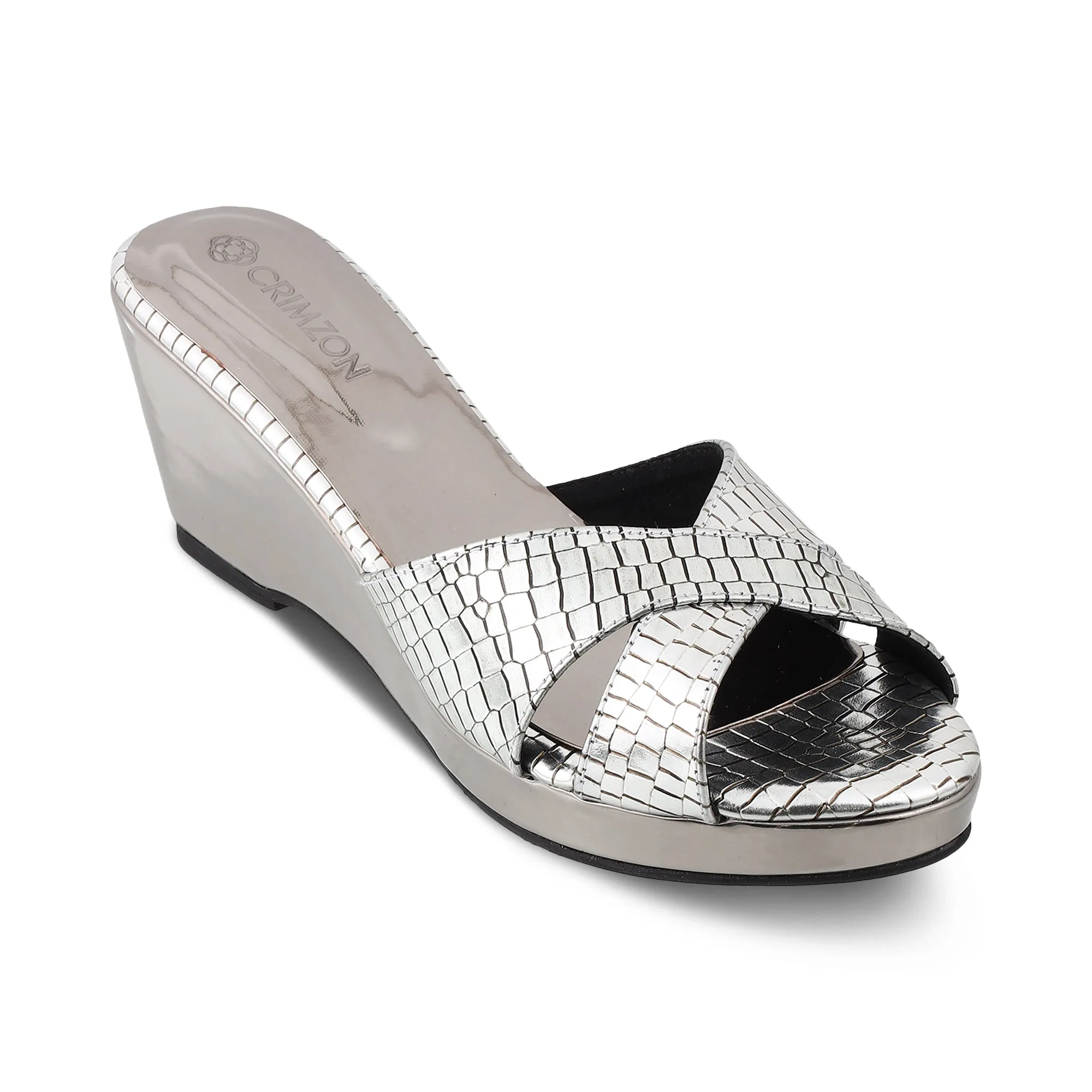 AIYANA- SILVER WEDGES