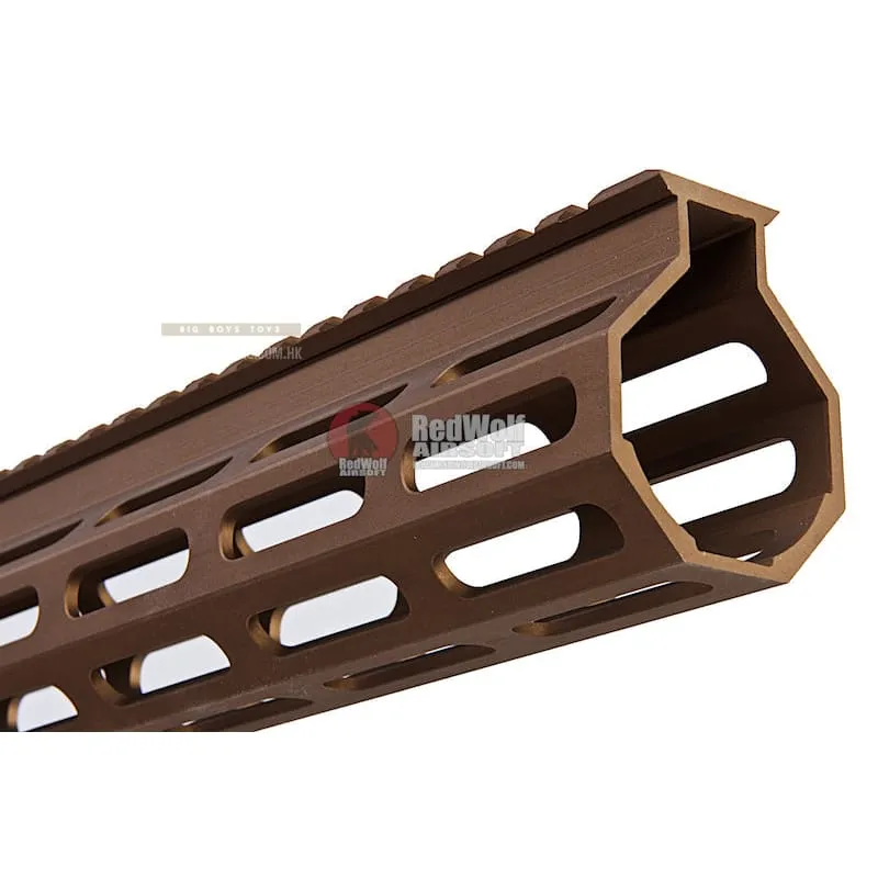 Angry Gun Aluminum MK16 M-Lok 13.5 inch Rail Airsoft Version for AEG/ GBB/ PTW (Sopmod Block III) -DDC