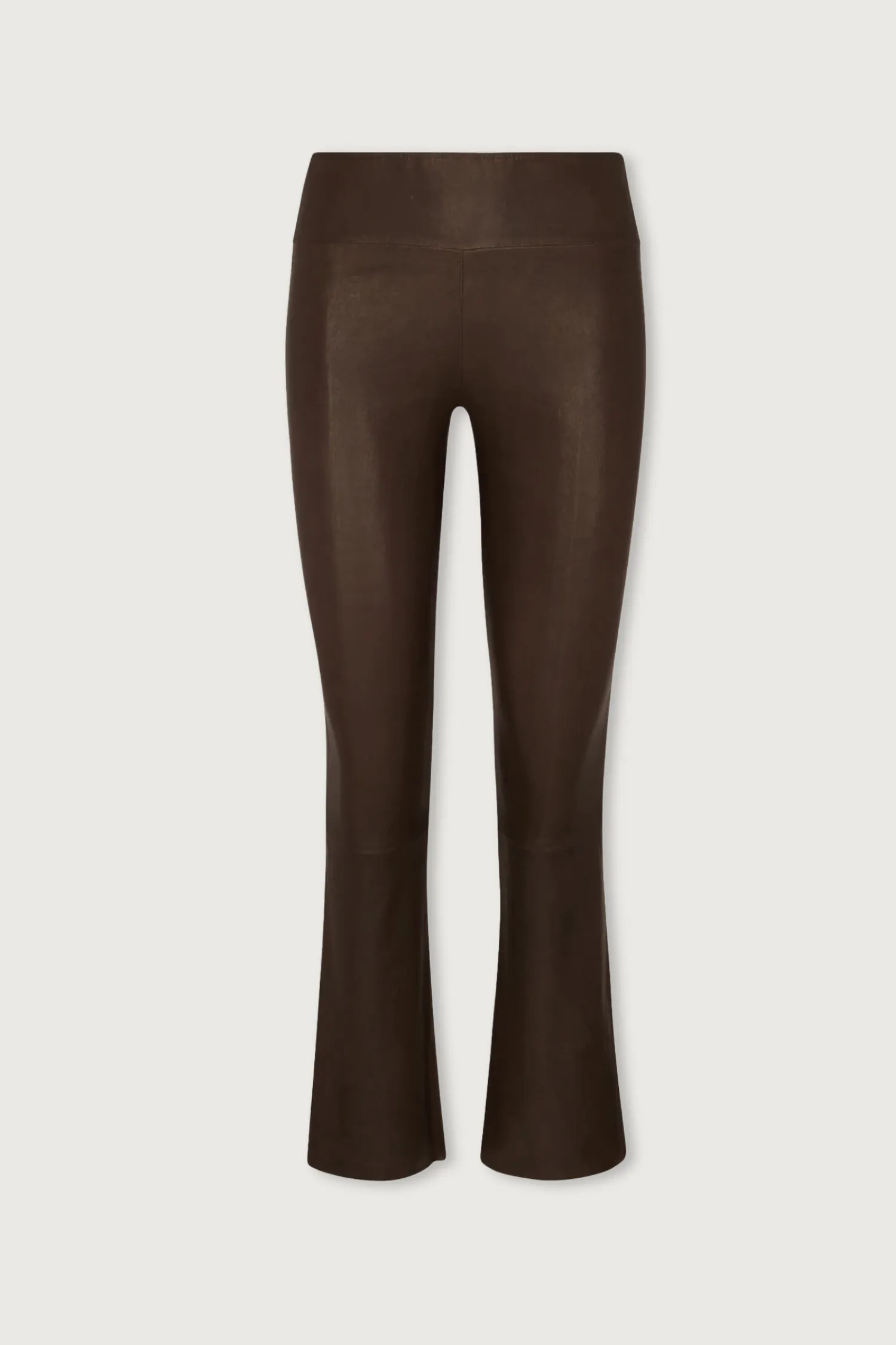 Ankle Flare Leather Leggings Americano