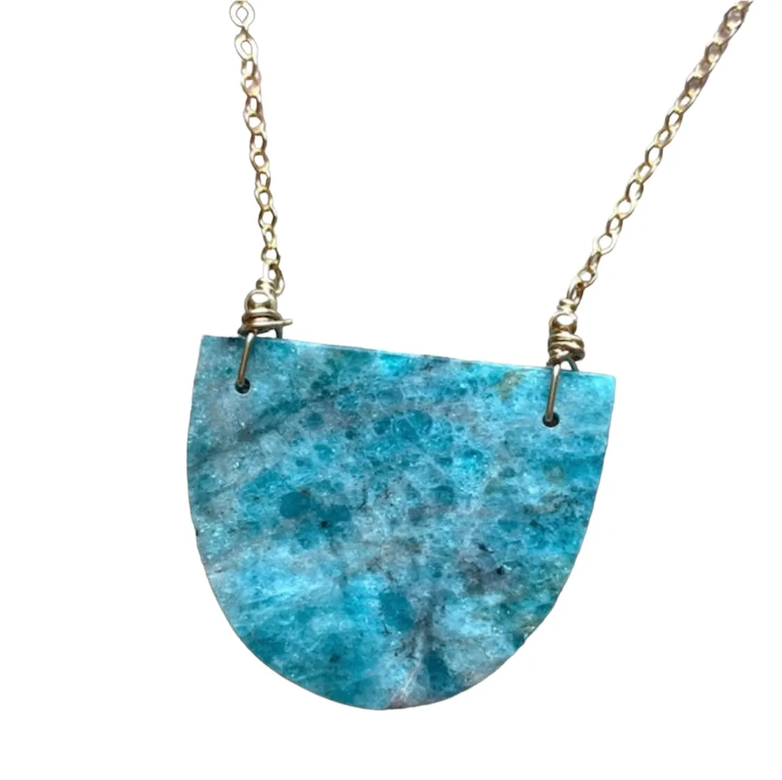 Apatite Pendant Necklace