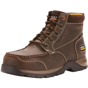 Ariat Men's Edge LTE Chukka 6" Composite Toe Work Boot- Brown - 10024953
