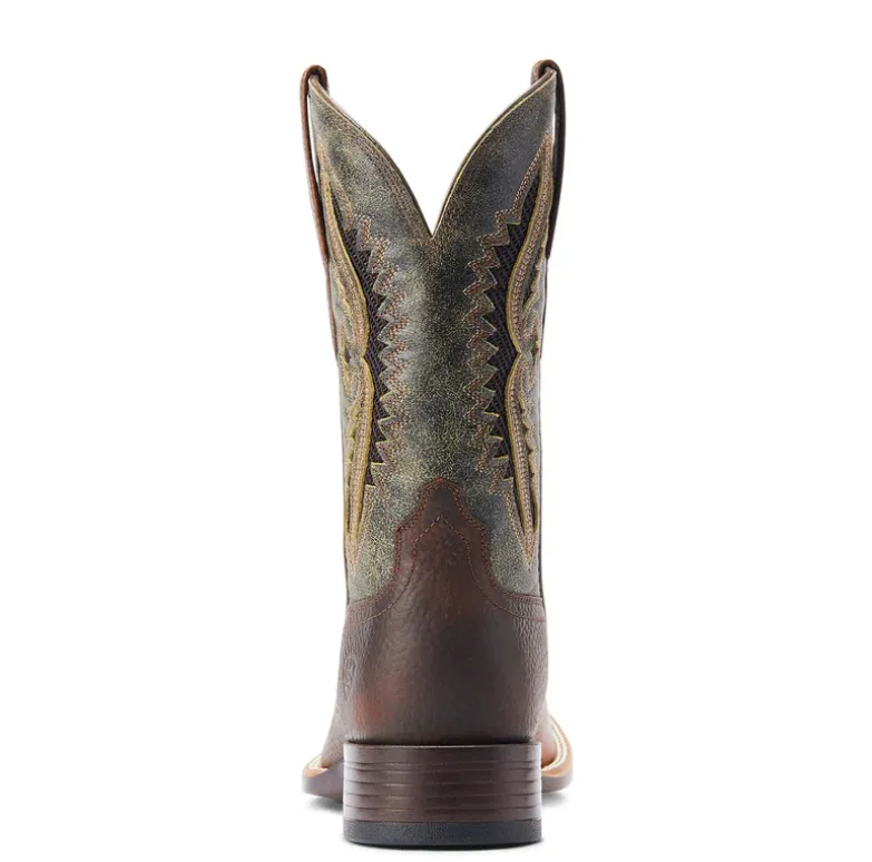 Ariat Men's Rowder Ventek 360 Boot - Rowdy Rust/Forest Green