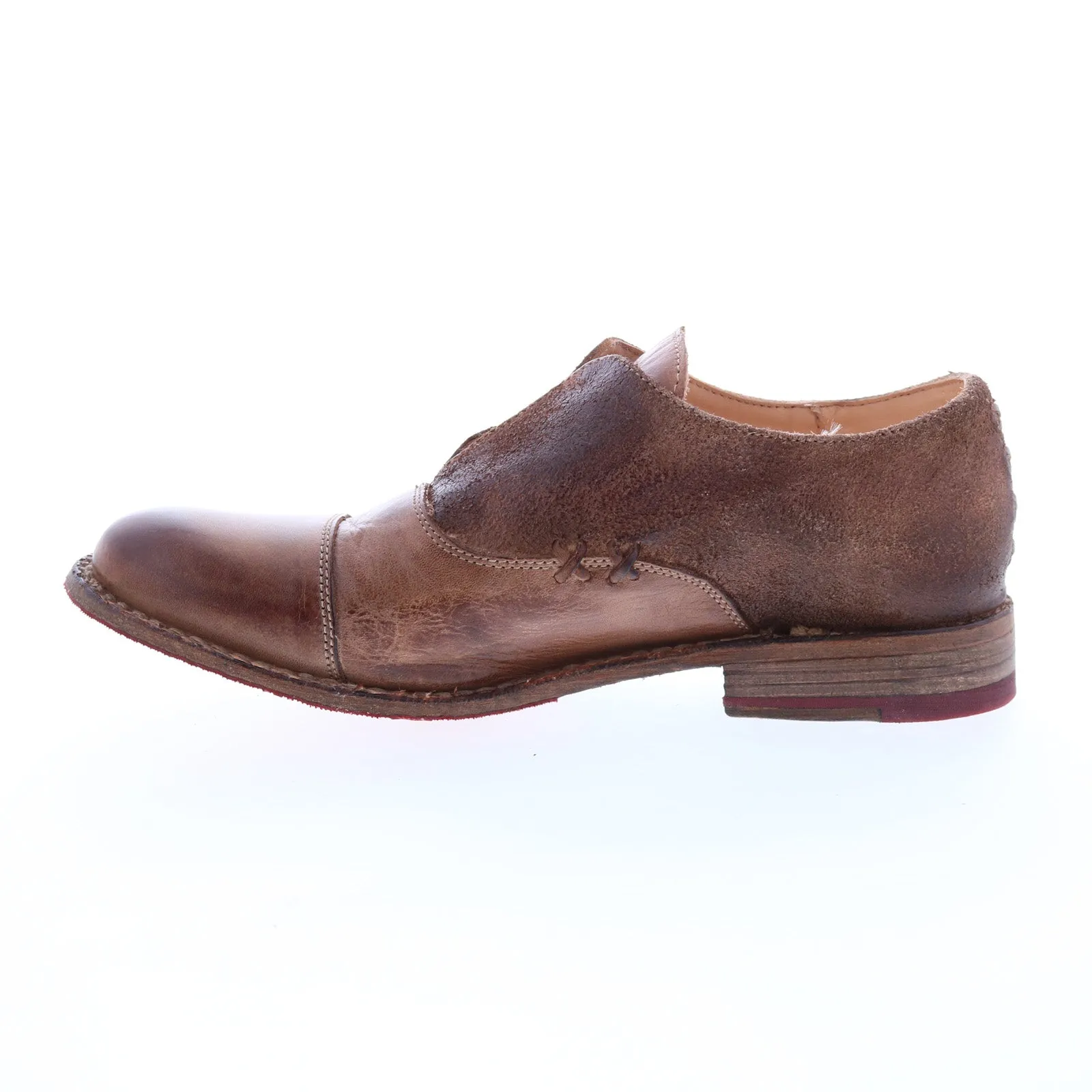 Bed Stu Garden M F321114 Womens Brown Leather Slip On Loafer Flats Shoes