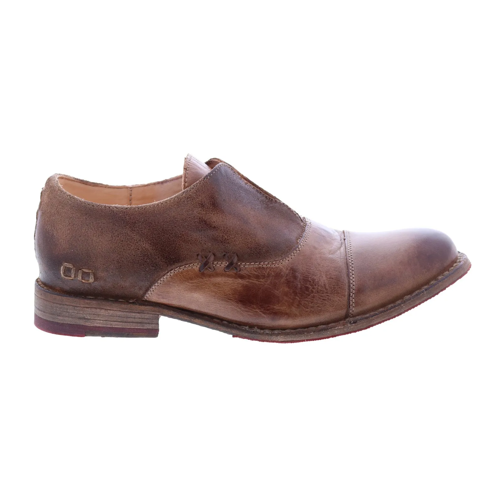 Bed Stu Garden M F321114 Womens Brown Leather Slip On Loafer Flats Shoes