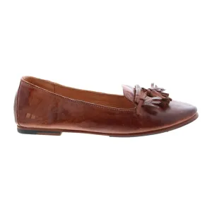 Bed Stu Suzanne F301614 Womens Brown Leather Slip On Loafer Flats Shoes