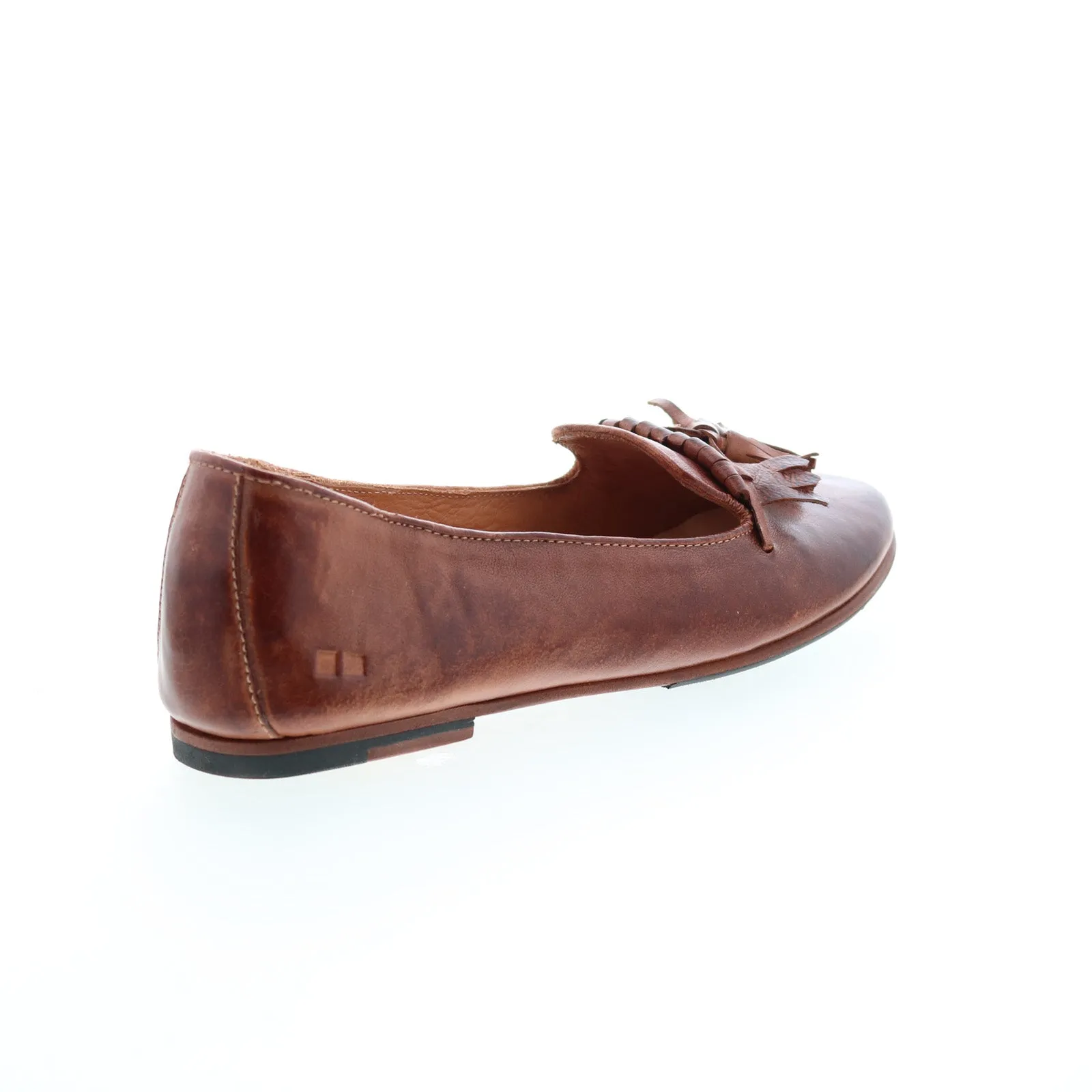 Bed Stu Suzanne F301614 Womens Brown Leather Slip On Loafer Flats Shoes