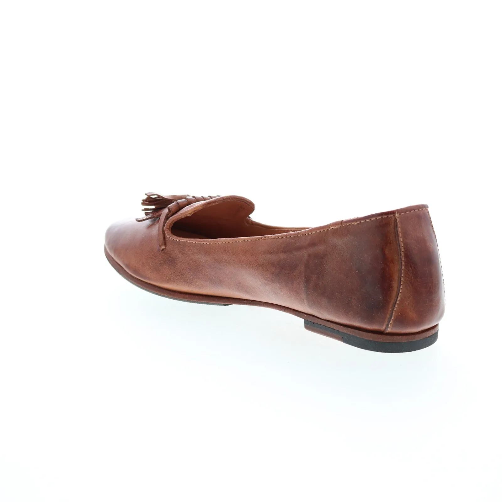 Bed Stu Suzanne F301614 Womens Brown Leather Slip On Loafer Flats Shoes