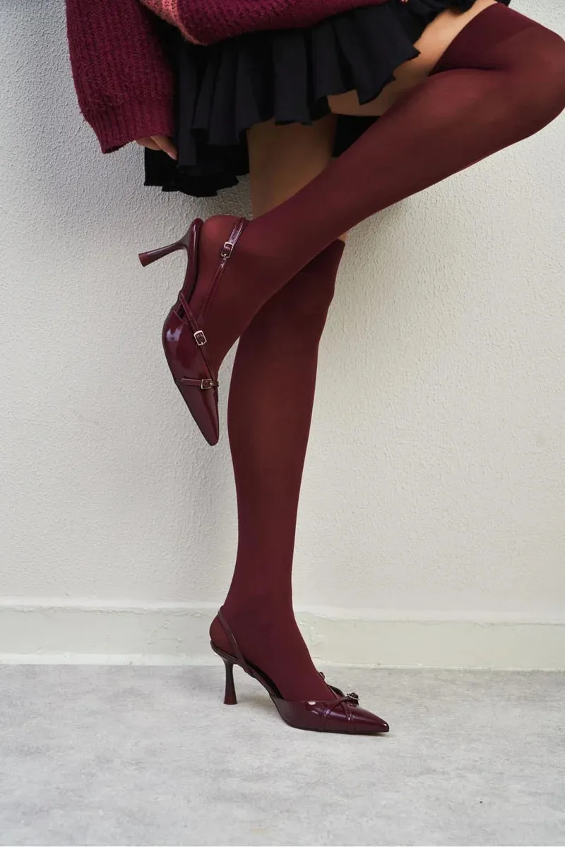 Belted Pointed Heels