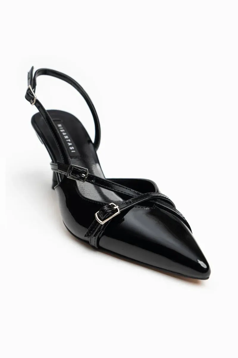 Belted Pointed Heels