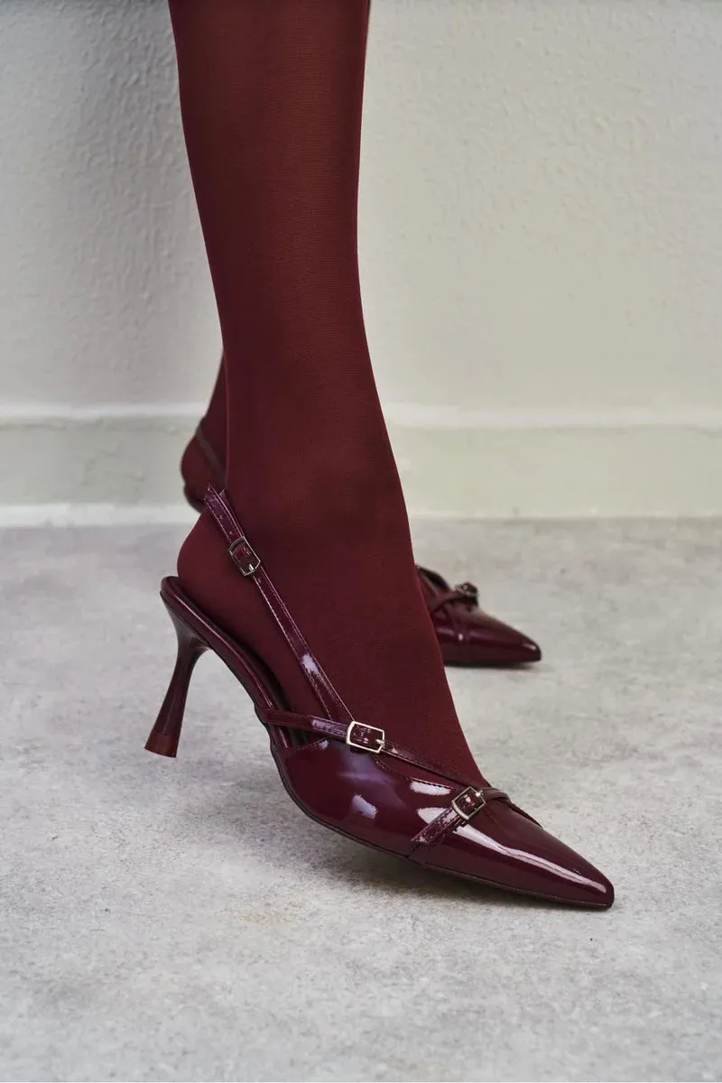 Belted Pointed Heels