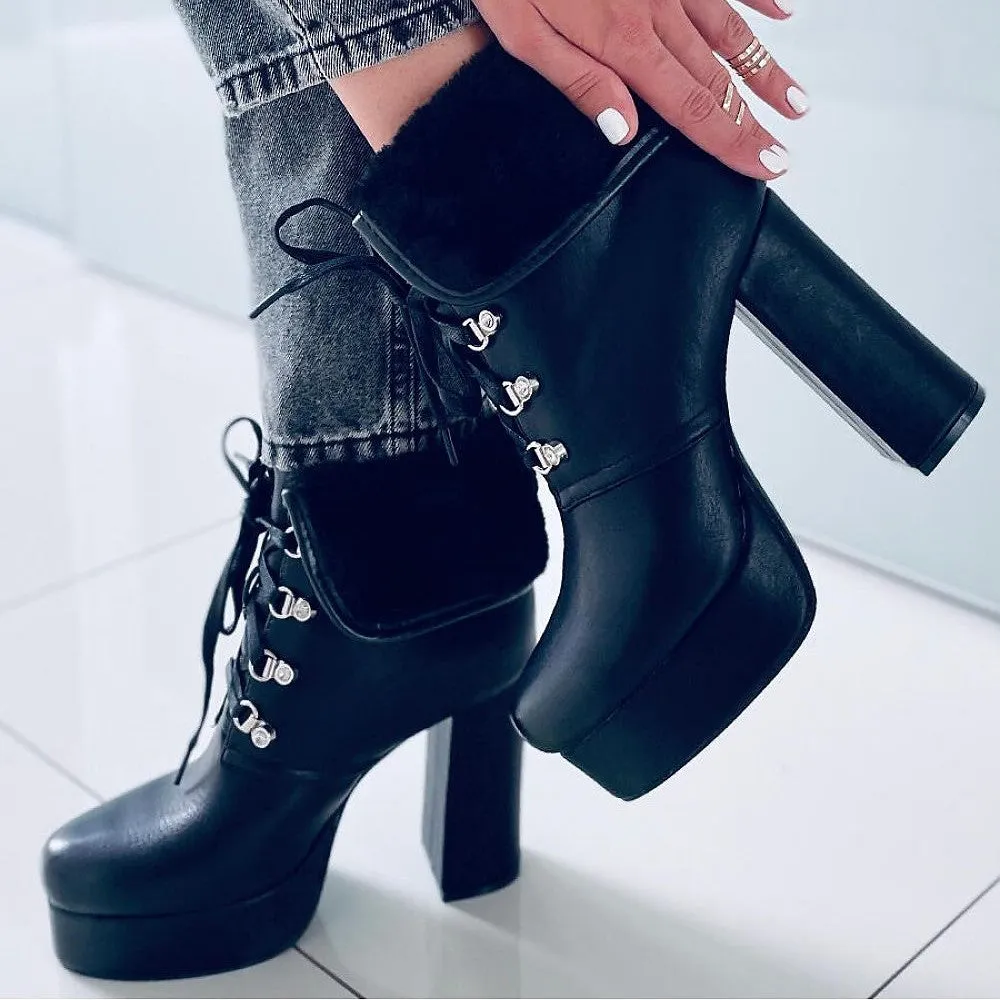 Black Heel Boots