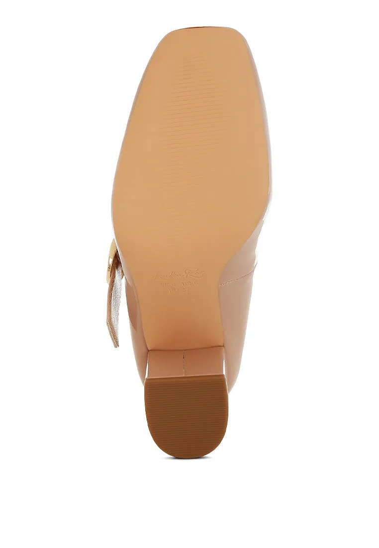 Block Heel Mary Jane Sandals By RAG
