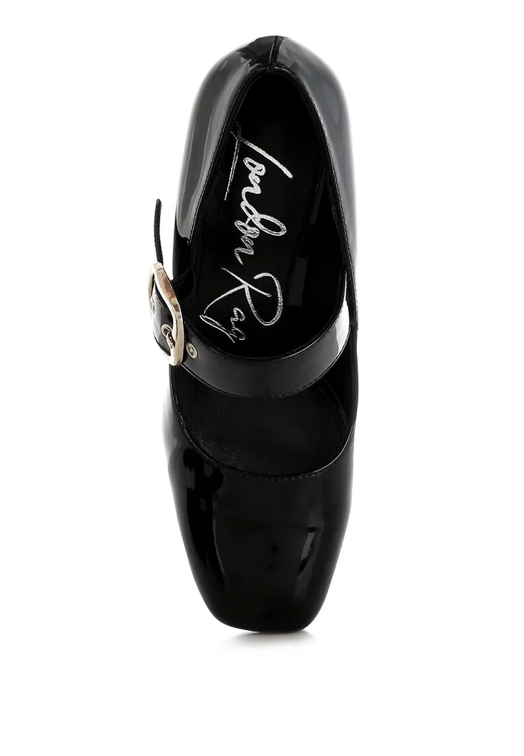 Block Heel Mary Jane Sandals By RAG