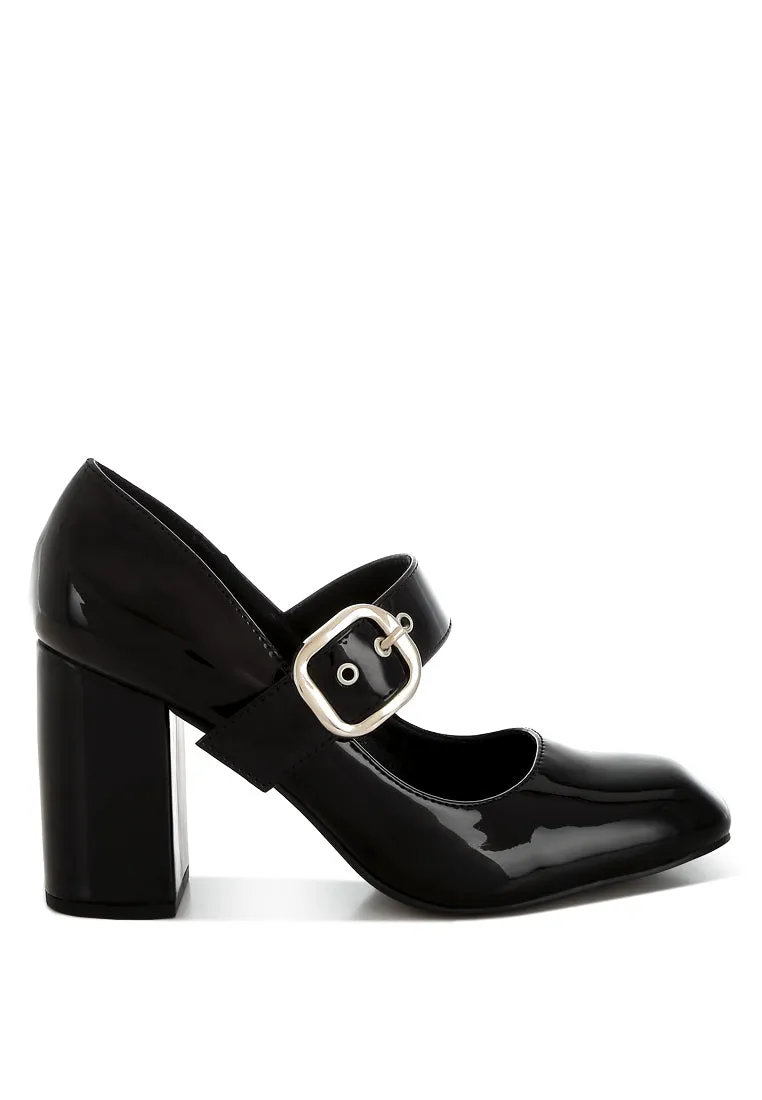 Block Heel Mary Jane Sandals By RAG