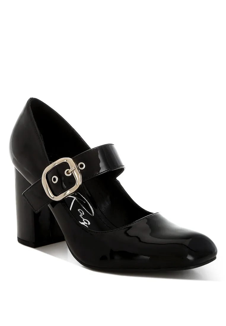 Block Heel Mary Jane Sandals By RAG
