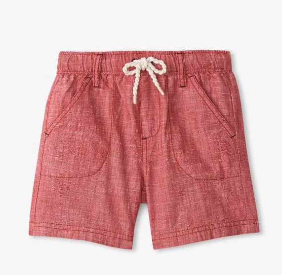 Boys Nautical Chambray Woven Shorts | Hatley