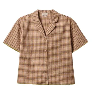 Brixton Women's Malta Seersucker Woven Sand