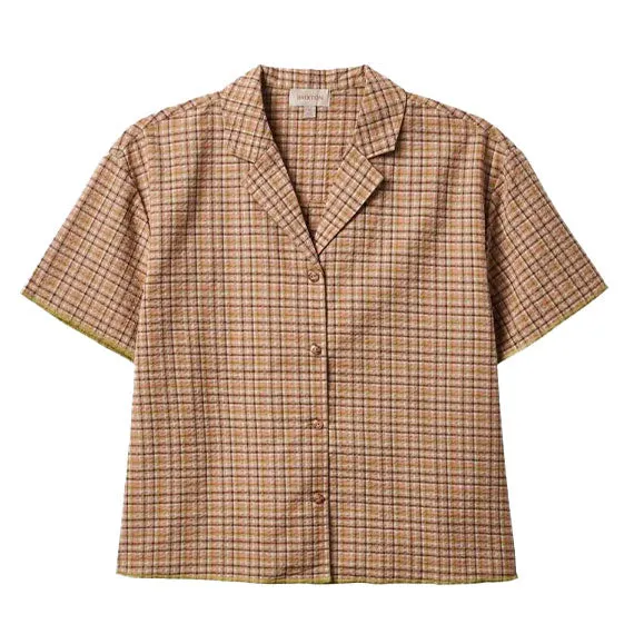 Brixton Women's Malta Seersucker Woven Sand
