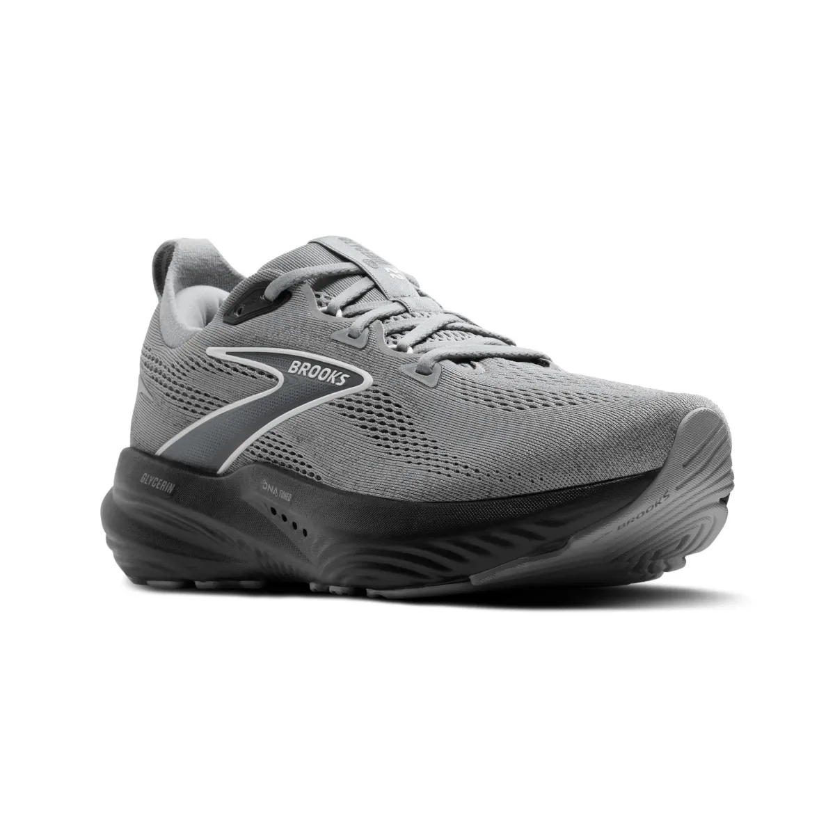 Brooks Men's Glycerine 22 Primer Grey/Ebony/Bluewash