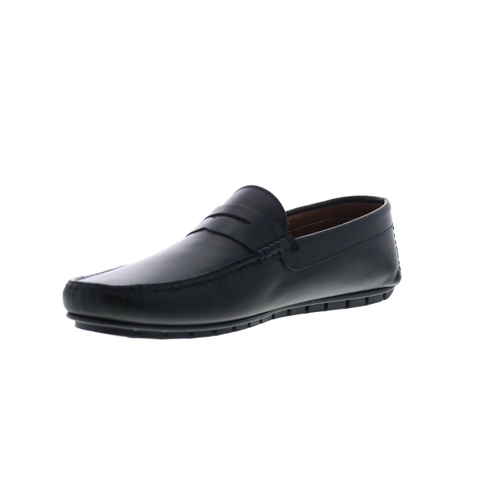 Bruno Magli Xane BM3XNEA0W Mens Black Loafers & Slip Ons Moccasin Shoes