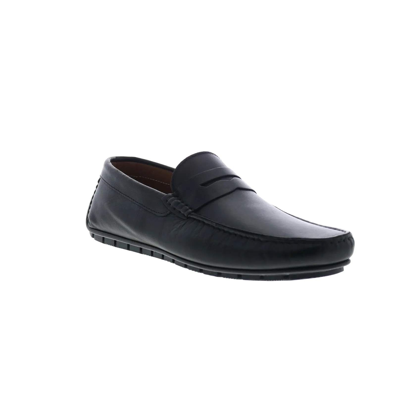 Bruno Magli Xane BM3XNEA0W Mens Black Loafers & Slip Ons Moccasin Shoes