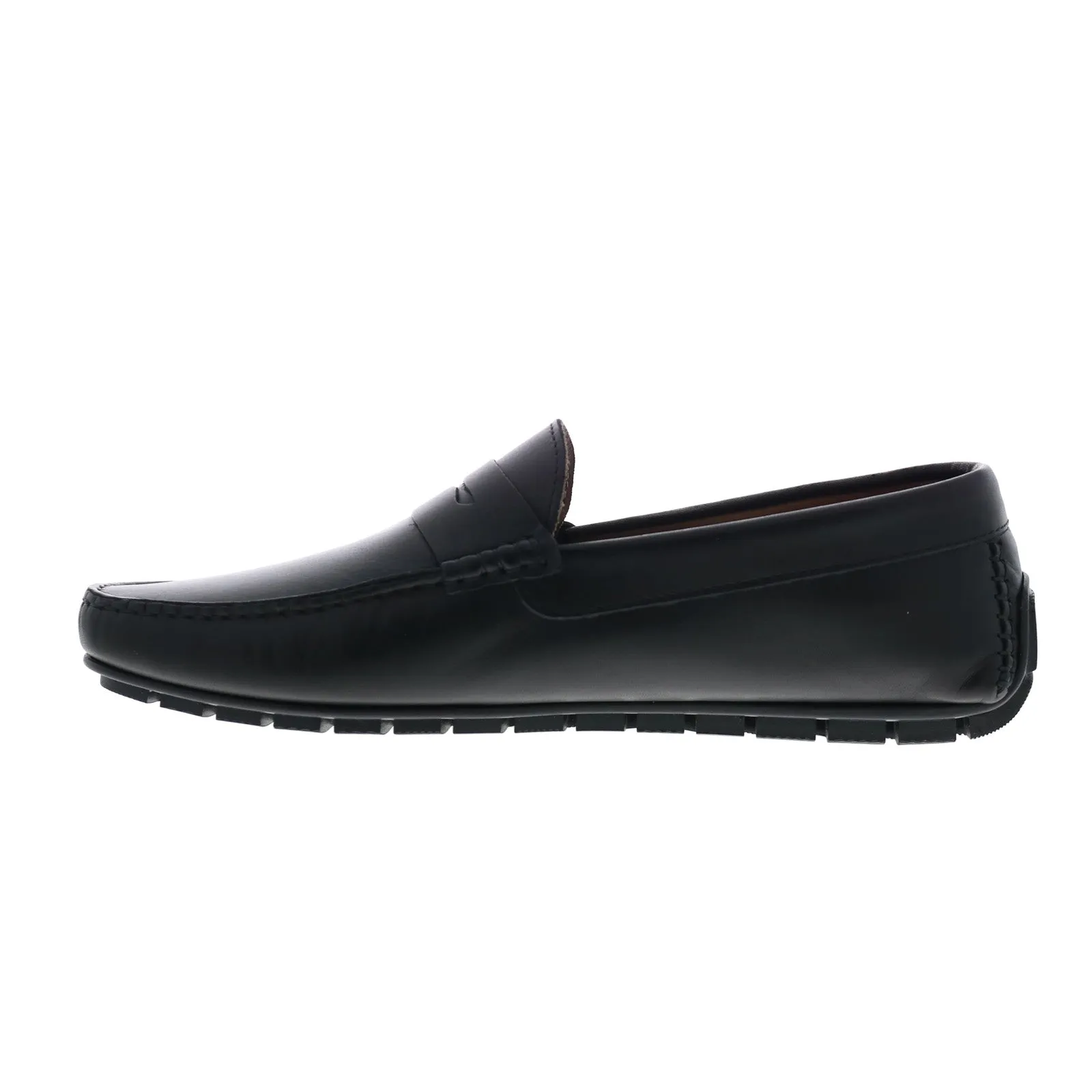 Bruno Magli Xane BM3XNEA0W Mens Black Loafers & Slip Ons Moccasin Shoes