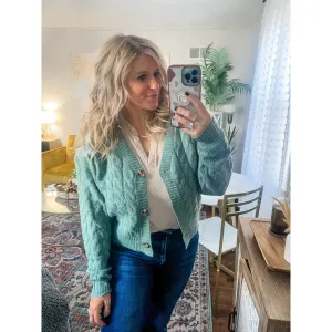 Button Cardigan Sweater
