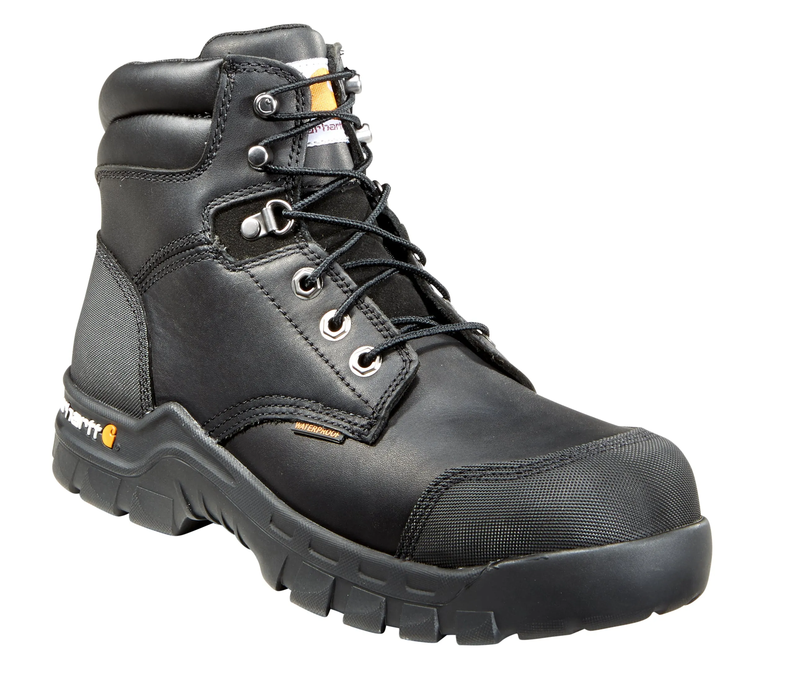 Carhartt Men's 6" Rugged Flex Composite Toe Waterproof CSA Work Boot Black CMR6971