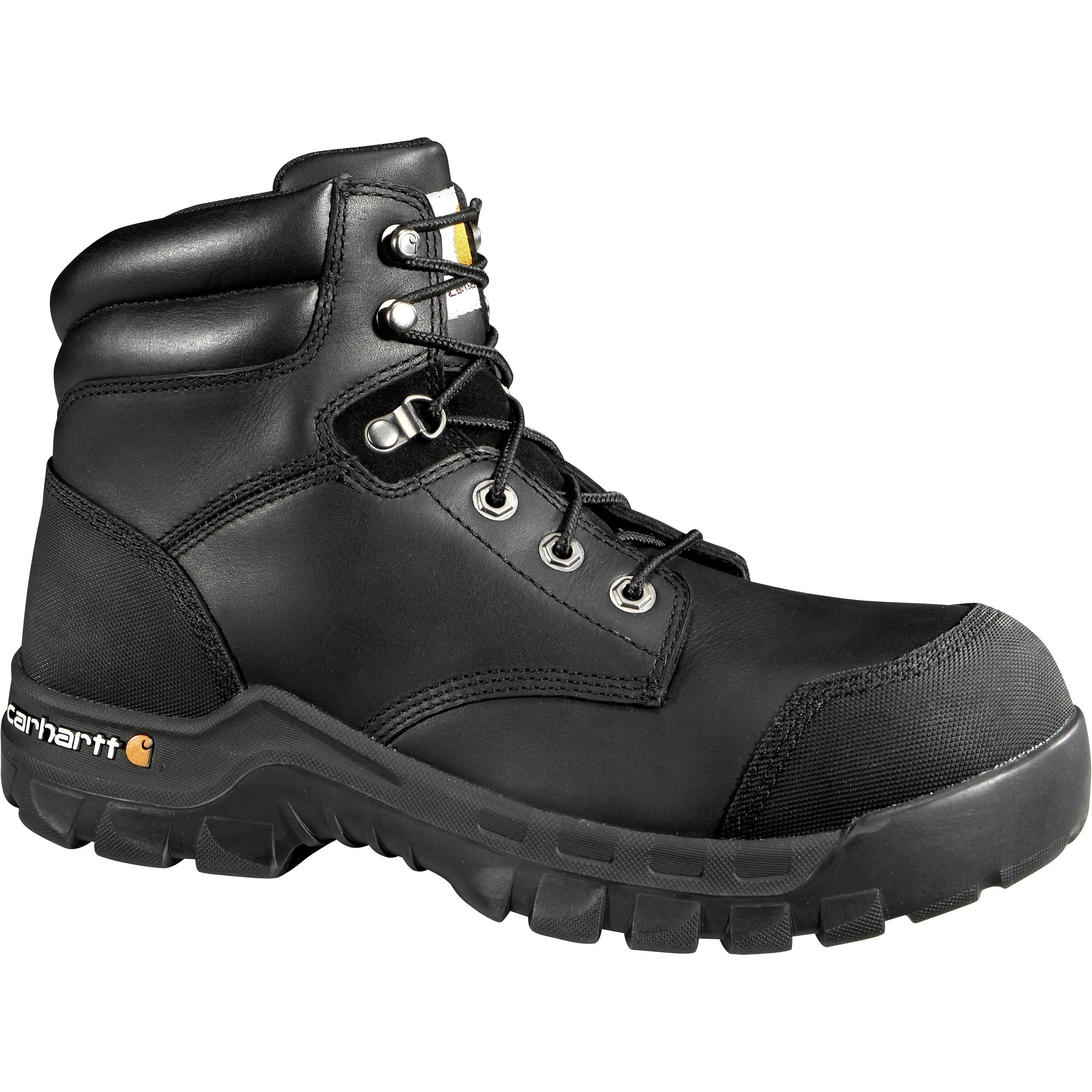 Carhartt Men's 6" Rugged Flex Composite Toe Waterproof CSA Work Boot Black CMR6971