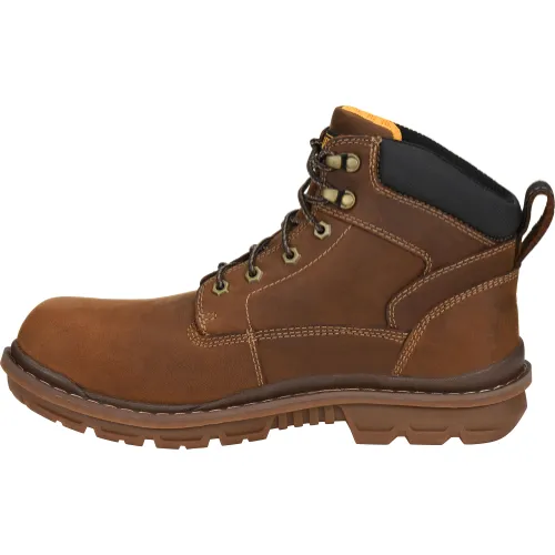 Carolina Men's Dormite 6"  Waterproof Work Boot  - Brown - CA3058