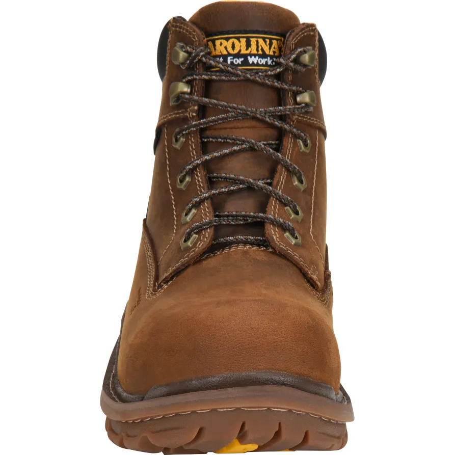 Carolina Men's Dormite 6"  Waterproof Work Boot  - Brown - CA3058