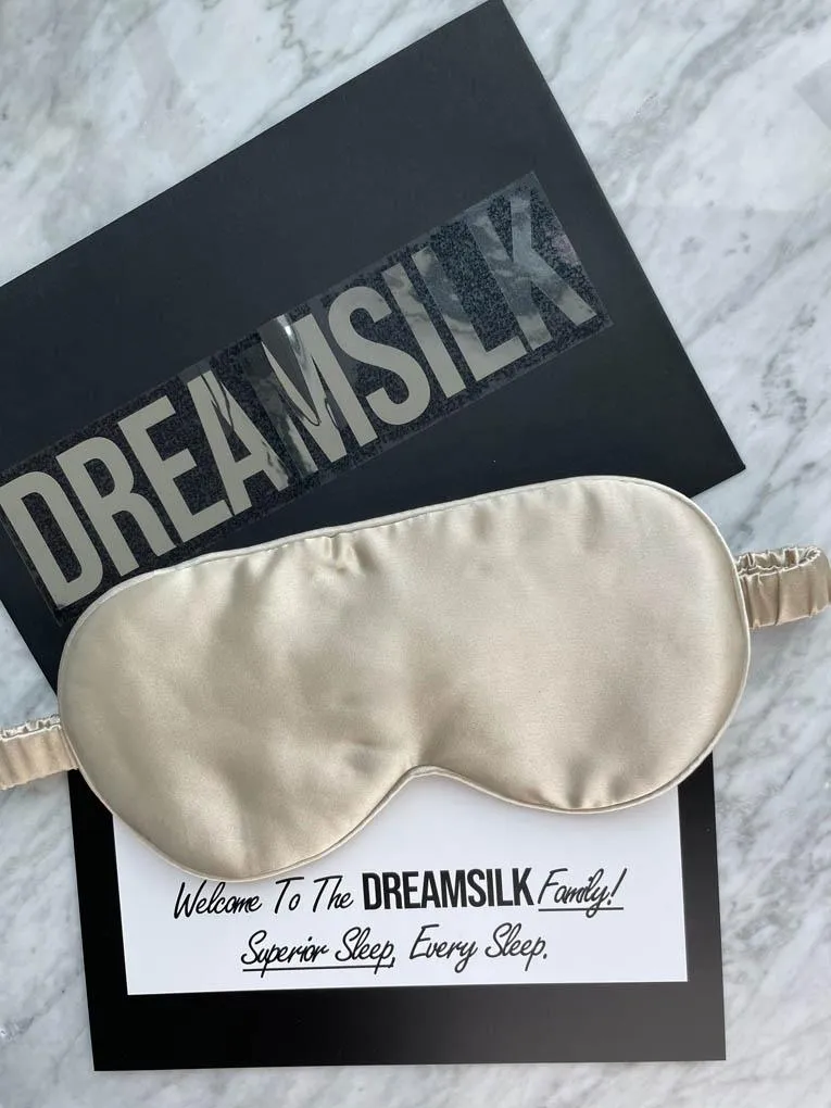 Champagne Silk Sleep Mask