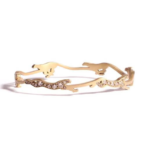 Cheetah Cycle Bracelet Pave