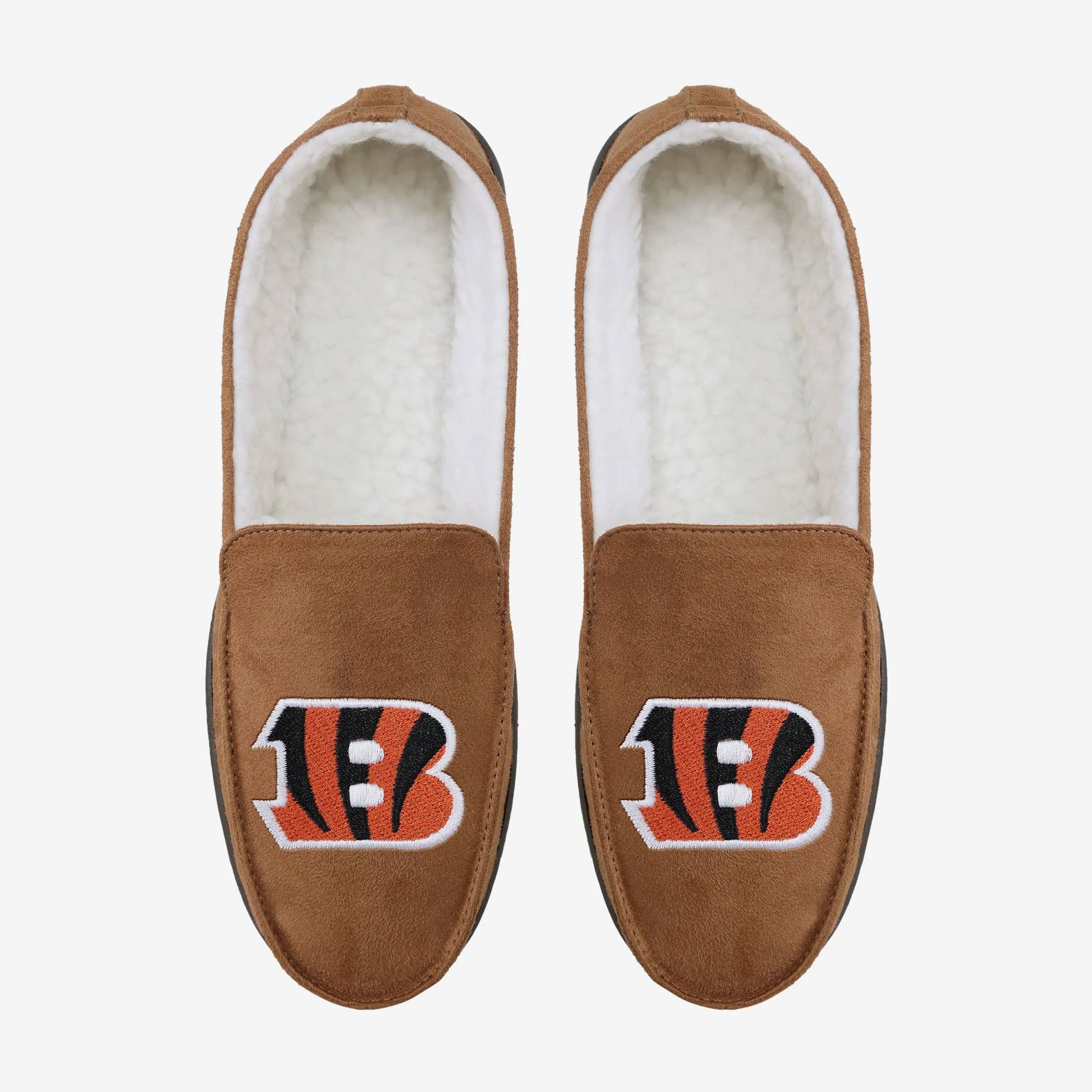 Cincinnati Bengals Beige Moccasin Slipper