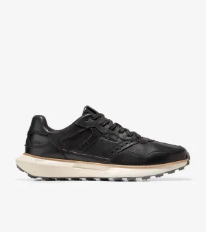 Cole Haan Men's GrandPrø Ashland Sneaker Black-Ivory Leather C37391