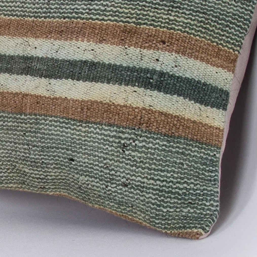 Contemporary Multiple Color Kilim Pillow Cover 16x16 7251