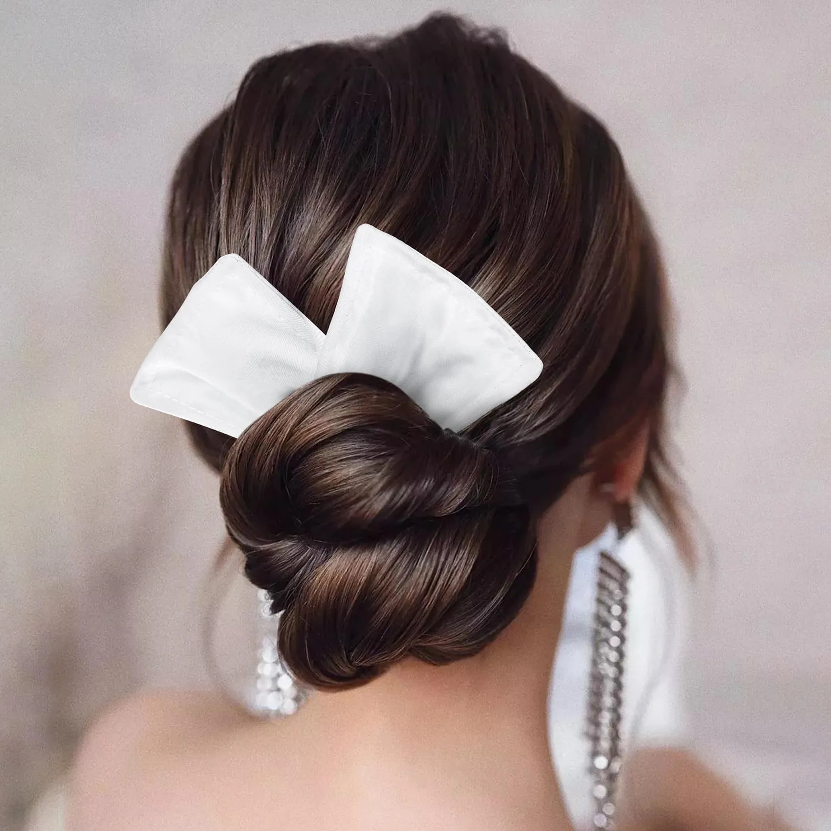 CustomyLife 6pcs Bun Makers - Flexible Donut Twister, French Curl Hair Clips and Accessories for Women's Long, Thick or Thin Hair